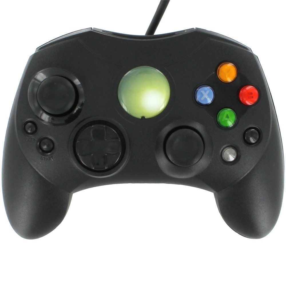 LS Controller / Gamepad schwarz für Microsoft XBOX mit Vibration; XBOX