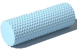 Aurorasports EVA Soft Dot Foam Roller for Muscle Therapy and Balance Exercises, 30 cm x 9.5 cm, 12 Inch Long Yoga Fitness Mas