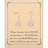 BNQL Octopus Earring Cute Octopus Gifts Octopus Animal Lover Gifts Octopus Jewelry Gift Ocean Animal Earrings
