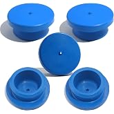 iBroPrat 5pcs Hub Cap Rubber Plugs 1-1/8" Wheel | Replaces Semi Truck Trailer Hubcap Stemco Hub Seal Cap 359-5990 3595990 Blue