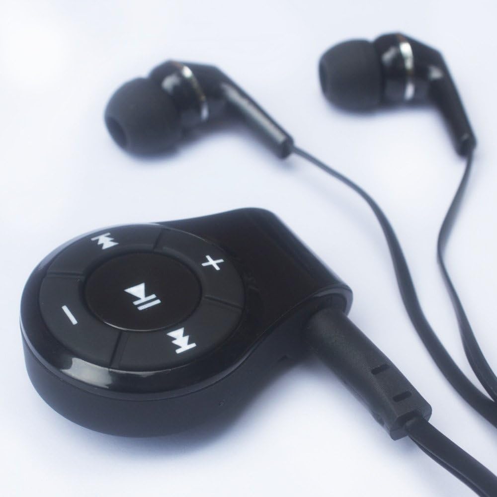 Bluetooth Earbuds Wireless Receiver Headset Clip with Universal Remote Streaming Headphones by Ruute