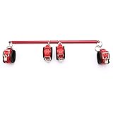 Black Adjustable Spreader Bar Set with 4 Adjustable