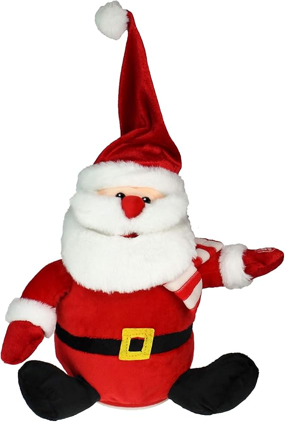 Immagini Natalizie Divertenti Animate.Mostromania Babbo Natale Con Effetto Sonoro E Cappello Danzante Decorazioni Natalizie Animate Babbo Natale Musicale Addobbi Natalizi Divertenti Amazon It Giochi E Giocattoli