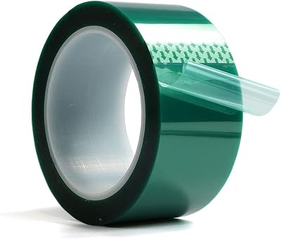 Coocnh Polyester High Temp Masking Tape PET Silicone Adhesive 2" x 82ft Powder
