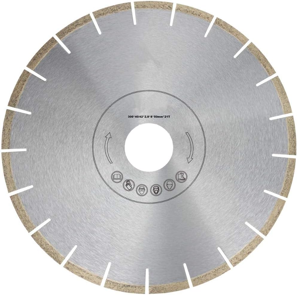 Xucus DB75 Top Sharp Quartz Blades D300mm 12 Inch Diamond Saw Blades for Cutting Quartzite Stone