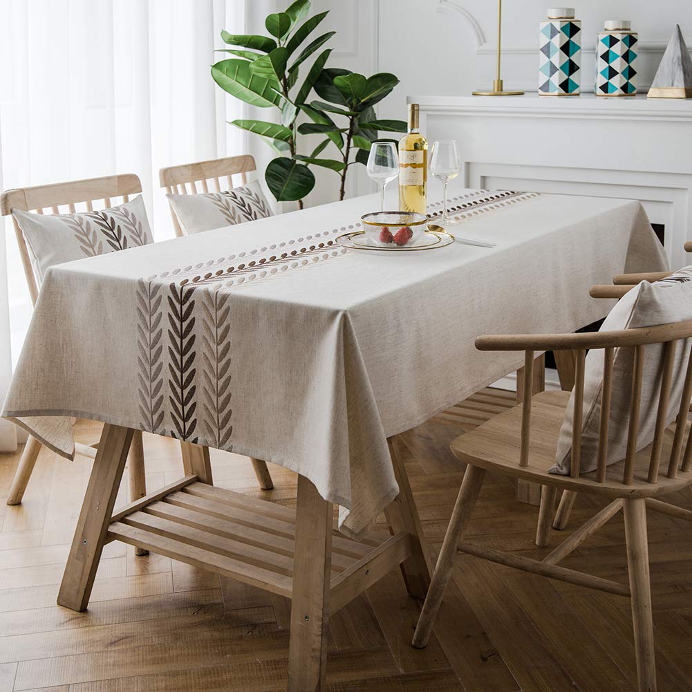 Best long linen table cloth