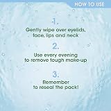 Simple Water Boost Eye Makeup Remover Wipes Pads 30 Count Gentle Cleansing view 5