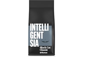 Intelligentsia Coffee, Light Roast Whole Bean Coffee - Black Cat Classic Espresso 12 Ounce Bag