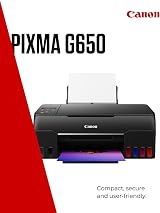 Canon PIXMA G650 Wireless 3-in-1 MegaTank Inkjet Photo Printer A4 WiFi LCD view 2