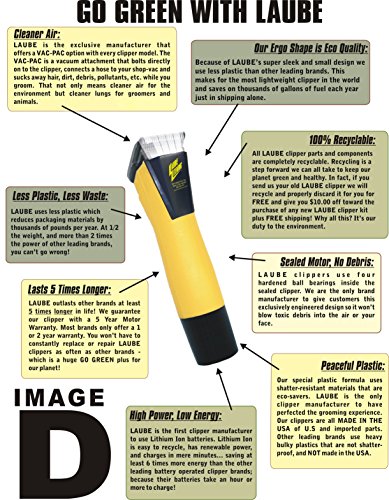 Laube Mini Micro 2-Speed Corded Clipper Kit with Light - Thumbnail 4