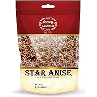 Spicy World Star Anise Whole Pods 14 Oz Bag - Chinese Star Anise Seeds - Premium Quality & Aroma