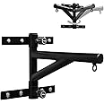 Yes4All Heavy Bag Hanger Wall Mount Punching Bag Hanger, Adjustable Heavy Duty Boxing Bag Bracket for Home Gym Indoor Outdoor