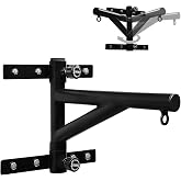 Yes4All Heavy Bag Hanger Wall Mount Punching Bag Hanger, Adjustable Heavy Duty Boxing Bag Bracket for Home Gym Indoor Outdoor