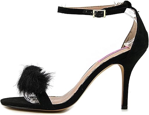 black occasion sandals