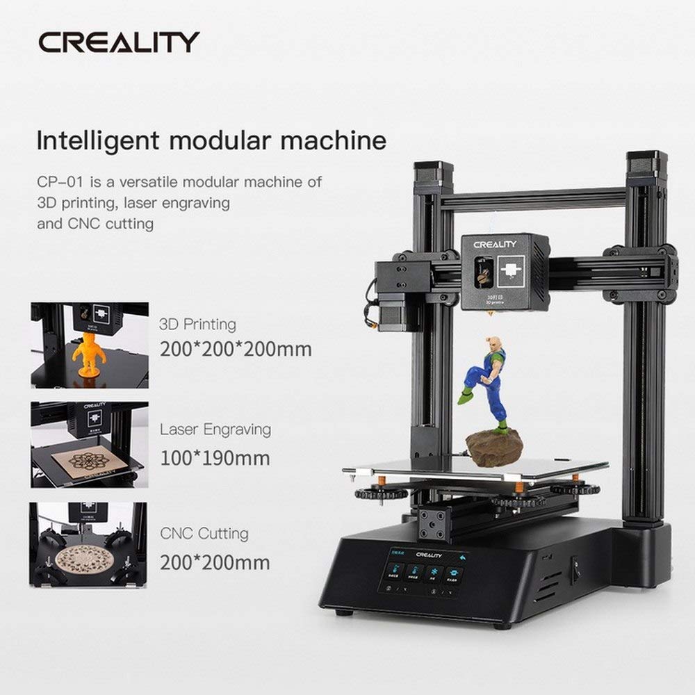 Wol 3d Creality Cp 01 Multifunction 3 In 1 Machine Laser Engraving Machine Cnc Router Milling Machine Carving Engraver 3 Inch Touch Screen Upgrade Tf Card Offline Printing Online Printing Support Amazon In Industrial Scientific