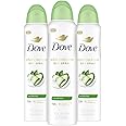 Dove Advanced Care Antiperspirant Deodorant Dry Spray Cool Essentials 3 Count Antiperspirant deodorant for helping your skin barrier repair after shaving With Pro Ceramide Technology 3.8 oz