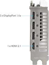 ASUS Dual NVIDIA GeForce RTX 3060 White OC Gaming 8GB GDDR6 PCIe 4.0 HDMI view 6