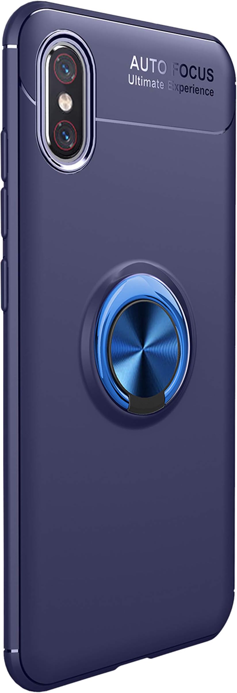 Dylc VIVO V11 Pro Case with Metal Ring Kickstand, TPU Full Protection Shock Absorption Heat Dissipation Thin Rugged Armor Magnetic Phone Case for VIVO V11 Pro(Blue)