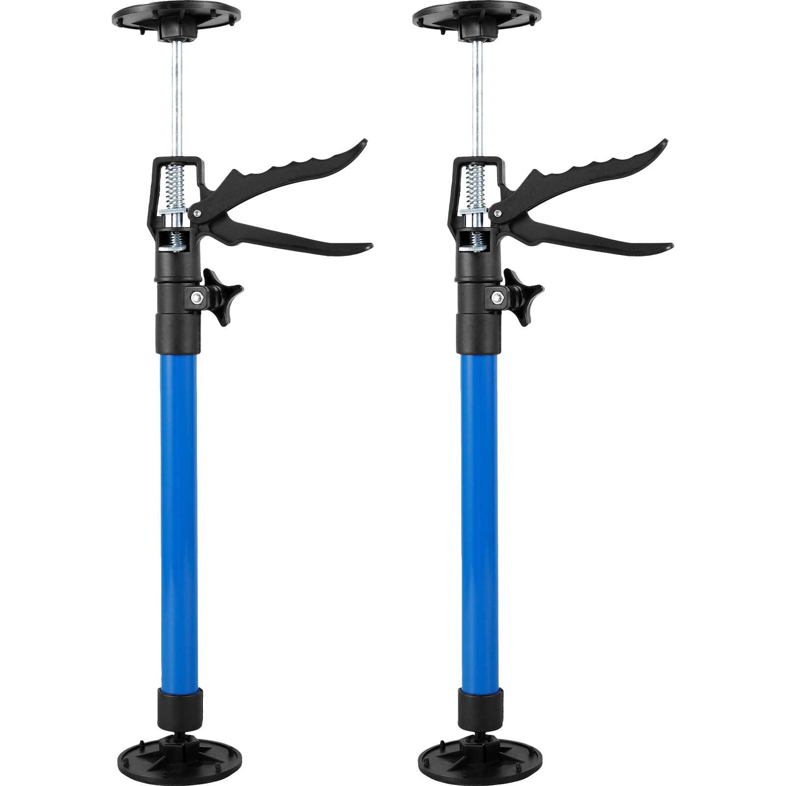 2Pcs Telescopic Support Rod 50-115cm Adjustable Cabinet Support Pole Multifunctional 3rd Hand Support System Stainless Steel Cabinet Jack Support Pole 45KG Capacity for Cabinet Woodworking (50-115cm)