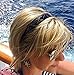 Hinged Headband fits like sunglasses providing lift and style without giving you a headache - by SqHair Band (Brown)