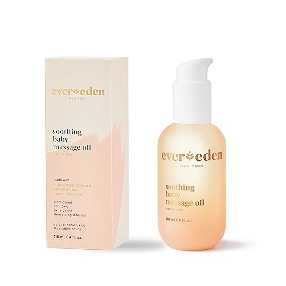 evereden soothing baby massage oil