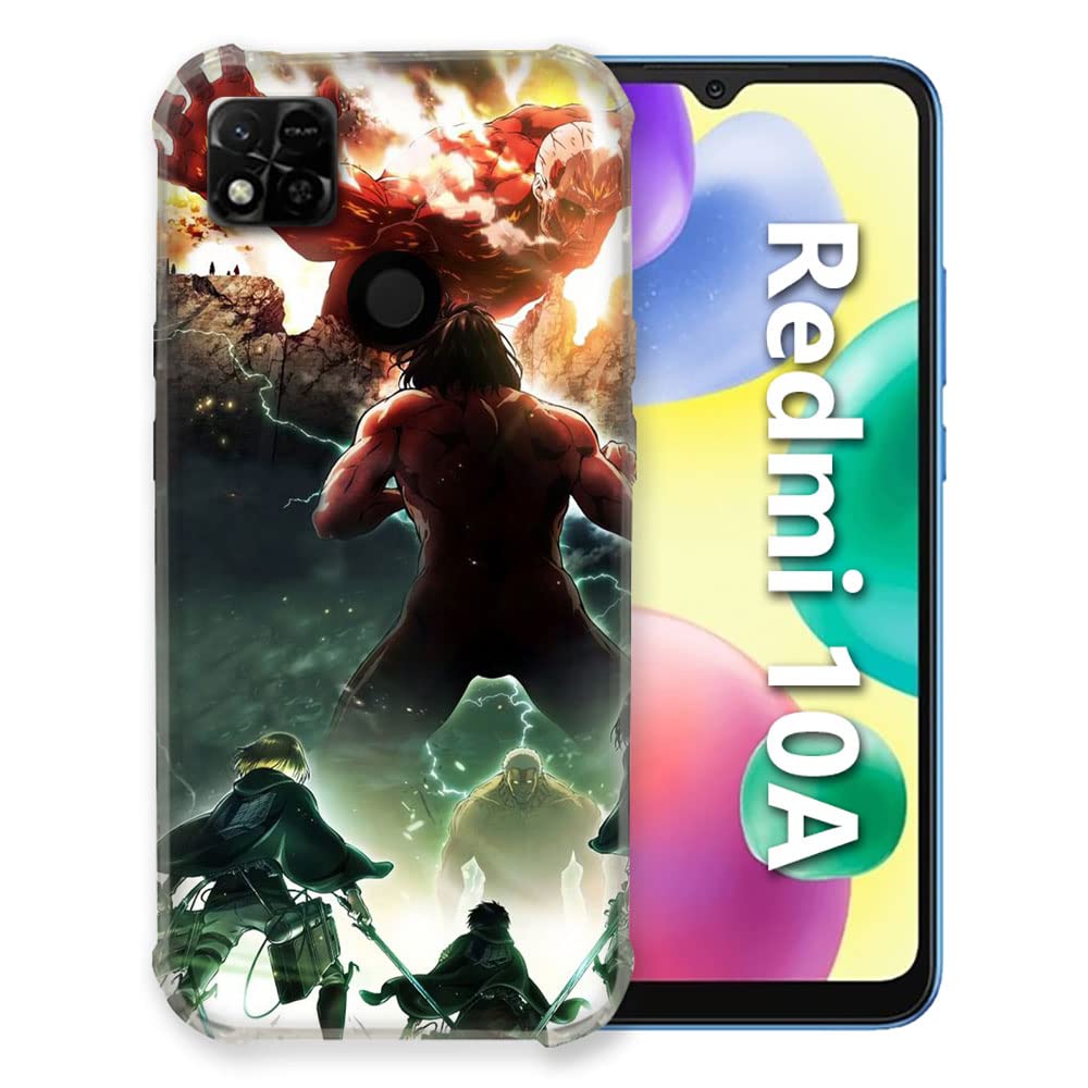 Case for Xiaomi Redmi 10A Manga Attack Titans Combat