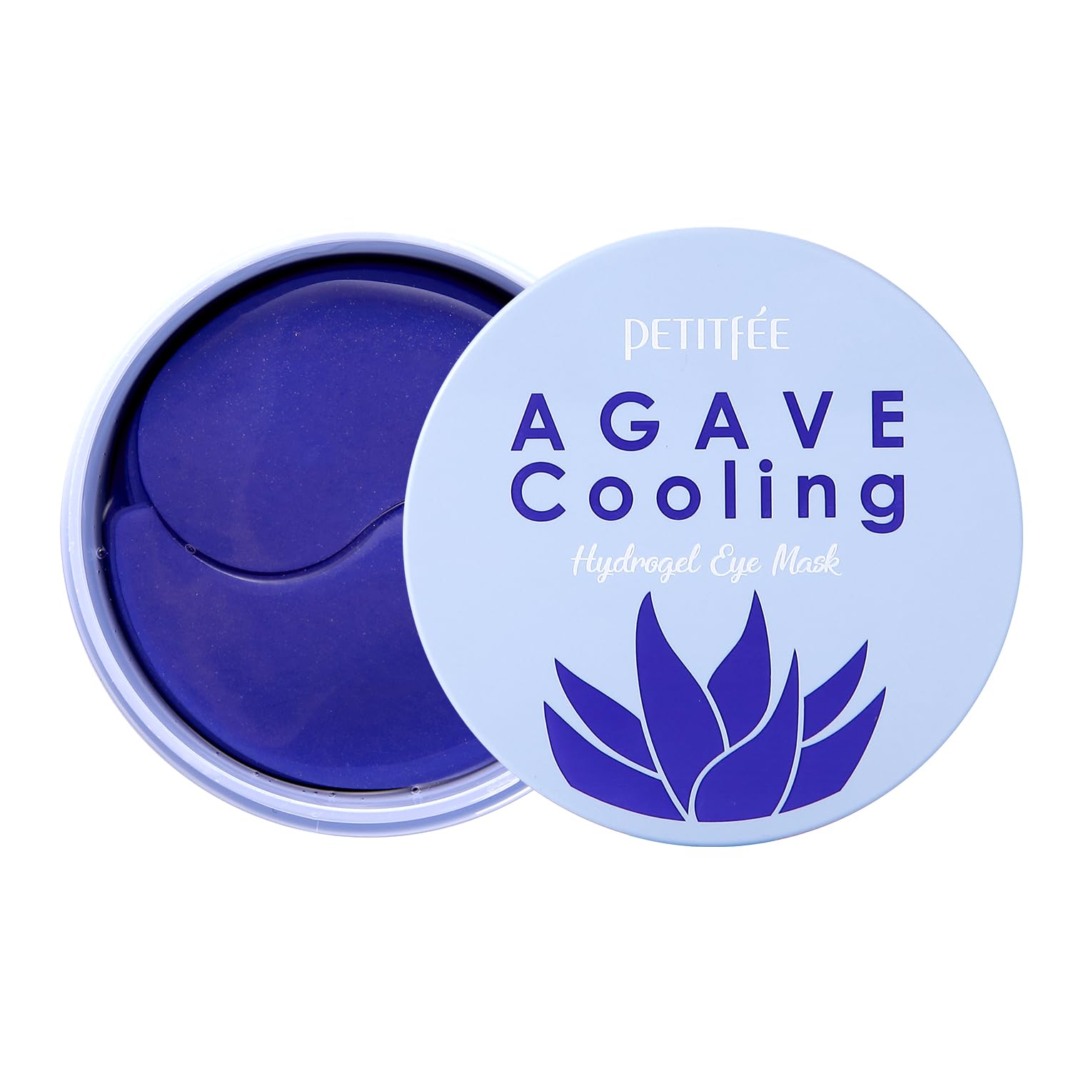 [PETITFEE] Agave Cooling Hydrogel Eye Mask 60ea - Cool Down, Skin-Fit, Moisturizing, Nourishing