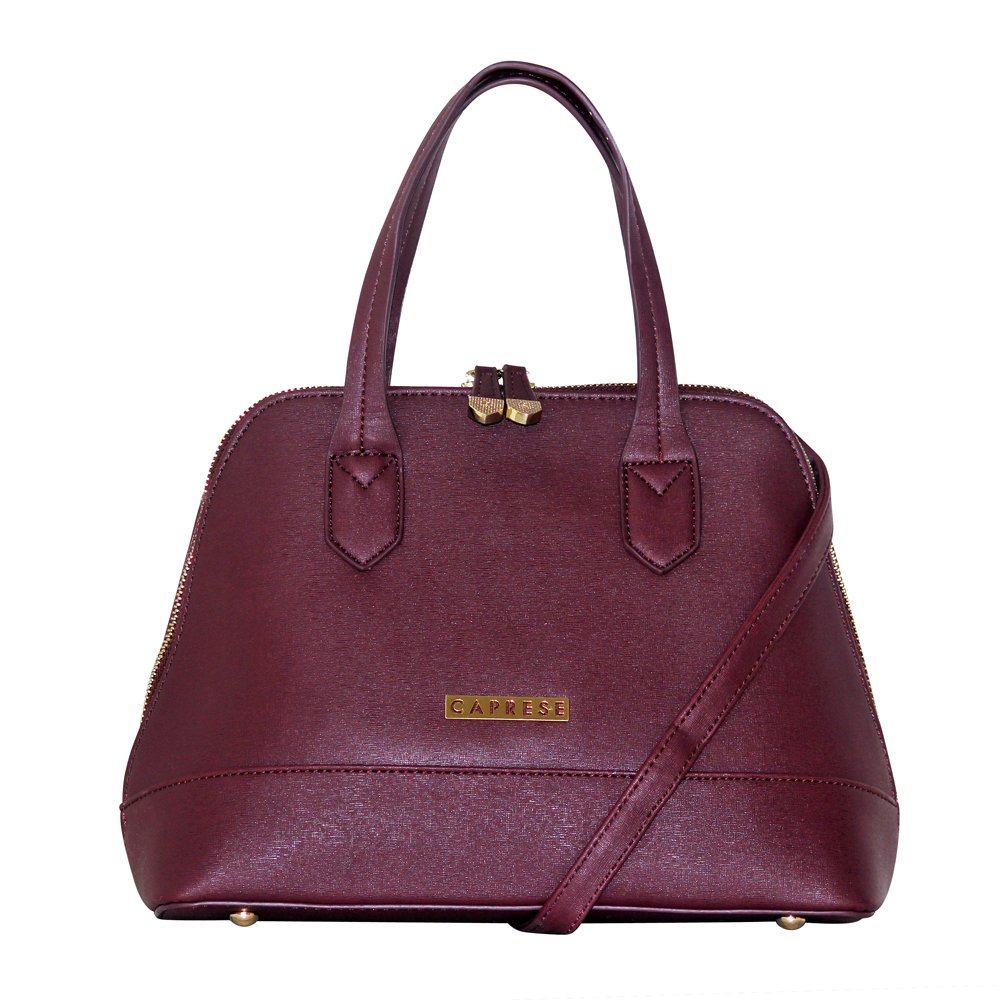 caprese toni women's satchel (maroon) ()