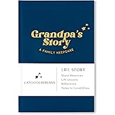 Grandpa's Story Journal (Hardcover with Case) - A Family Keepsake with + 250 Prompts and Questions to Share His Life Story and Memories, Sentimental Father's Day, Birthday Idea for Grandfather