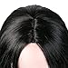 Rosa Star Short Wavy Black Wig, Short Black Bob Wigs for Women, Wavy Bob Wig Synthetic Natural Looking Heat Resistant Fiber Wigs