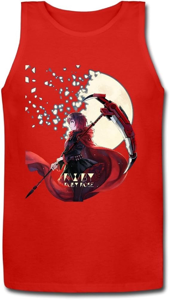 Amazon Ariアリ きれいめ ゲーム ルビー 死神 イラスト メンズ Tank Top ベスト 100 コットン Size Xxl レッド タンクトップ 通販
