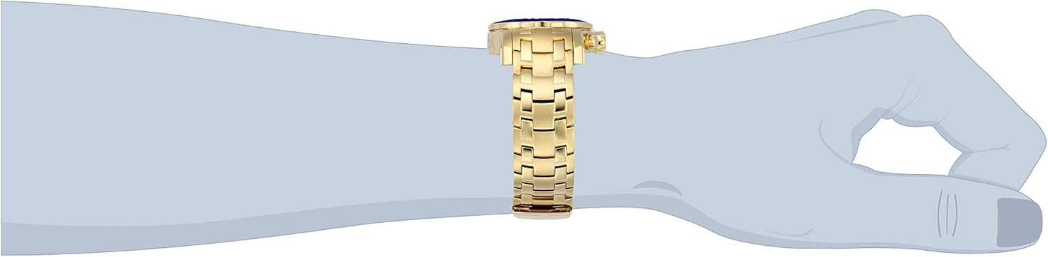 Invicta Men's 0073 Pro Diver Collection Chronograph 18k Gold-Plated Watch with Link Bracelet: Invicta: Watches