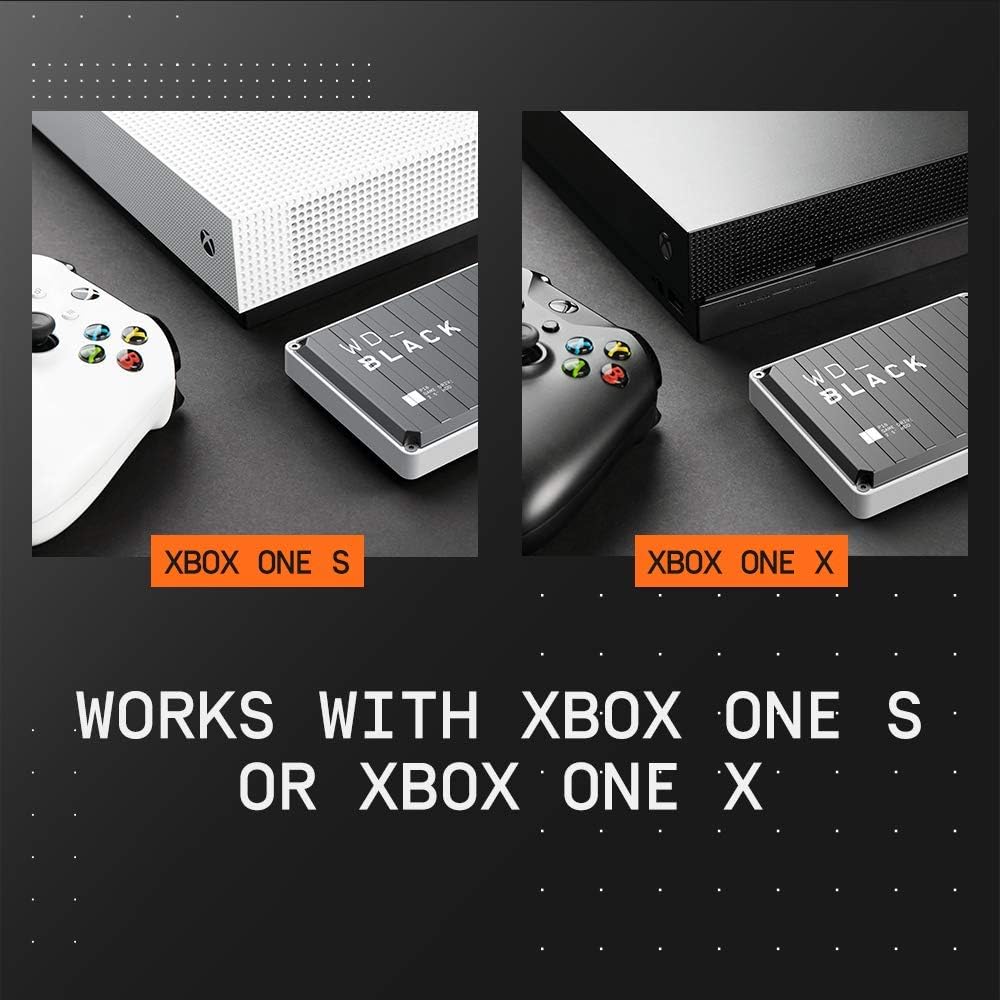 WD_Black 5TB P10 Game Drive for Xbox One, Portable External Hard Drive with 2-Month Xbox Game Pass - WDBA5G0050BBK-WESN: Computers & Accessories