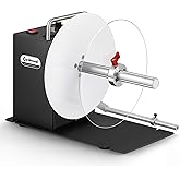 CGOLDENWALL Upgraded Automatic Label Rewinder, Larger Label Width 7.08" Diameter 8.78", Bidirectional Rewinding, Corefree/1"/1.5"/3" Core, Speed Adjustable, Apparel Logistics Office, 100V-240V