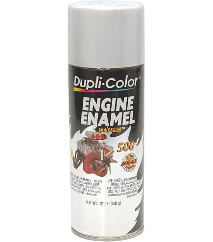 Duplicolor DE1611 New Ford Gray Engine Enamel – 12 Oz Aerosol (2-Pack)