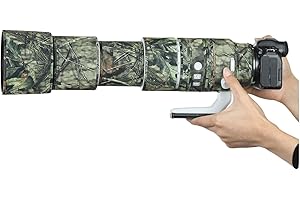 FUJING Chasing BIRDSWaterproof Lens Camouflage Coat for Canon RF 200-800mm F6.3-9 Camera Lens Rain Cover Protection Sleeve Guns Case Clothing -Pine