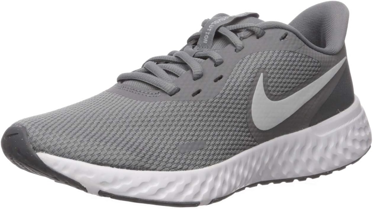 Nike Women's Nike Revolution 5, Womenâs Running Shoe, Cool Grey/Pure Platinum-dark Grey, 4.5 UK 