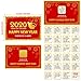 Frienda 2020 Chinese New Year Fortune Cards, Year of The Rat Party Scratch Off Fortune Games, Laminated Fortune Teller Cards (Style 2, 24 Pieces)