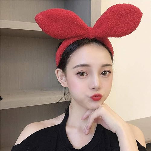 Amazon Co Jp ヘアアクセサリーヘアバンド誇張された大きなウサギの耳ヘッドバンド弓ヘアピンかわいい販売かわいい頭飾り 大きな赤いヘッドバンド ジュエリー