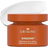 Origins GinZing Energizing Rich Cream | Face Moisturizer for Dry Skin with Niacinamide, Caffeine, & Ginseng, 1.7 Fl Oz