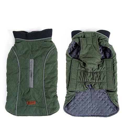 ubest Hundemantel Wasserdichte Winterjacke Warm Weste Reflektierende Hundejacke, 4 Farben und 7 Größen