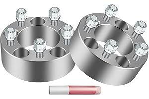GDSMOTU 5x4.5 Wheel Spacers 5 Lug, 2" Wheel Spacers for J-e-e-p TJ XJ YJ ZJ KJ KK, 5x114.3mm with 1/2" Studs for 1983-2011 Ranger, for 1991-2010 Explorer, for 1987-2006 Wrangler