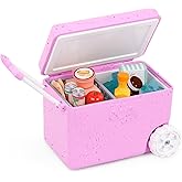 Our Generation - OG Camping Cooler - Accessories for 46 cm dolls - Wheeled Cooler - Pretend to Eat Toys - Imaginary Play - Ages 3+
