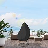 Ruucy Waterproof Egg Chair Cover 210D Oxford with Zipper 190x115cm view 7