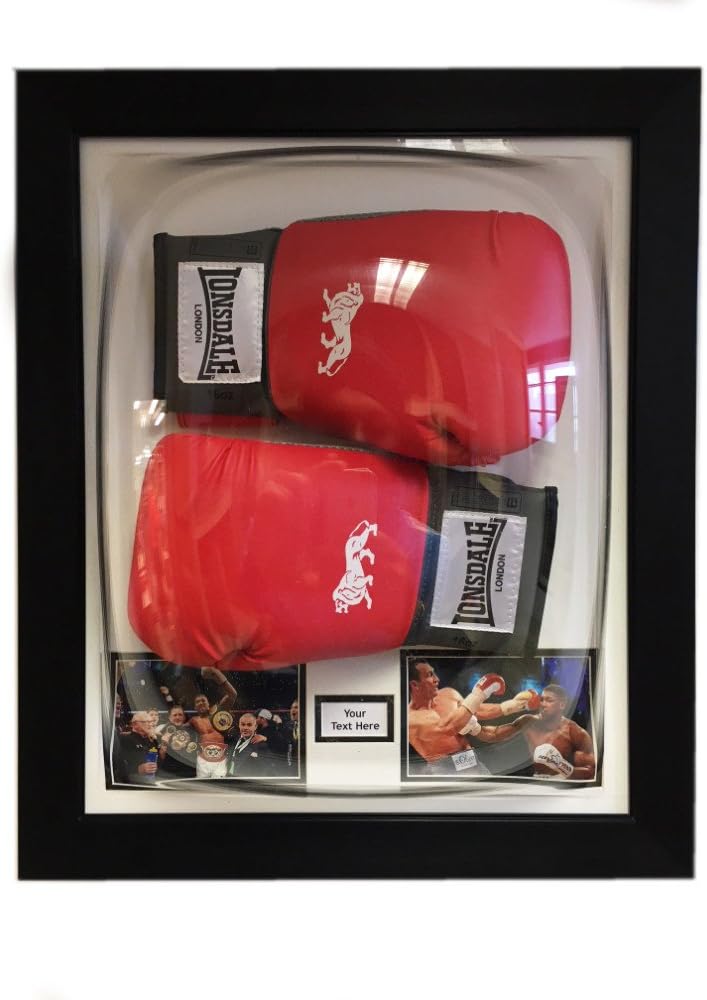 boxing glove case picture frame