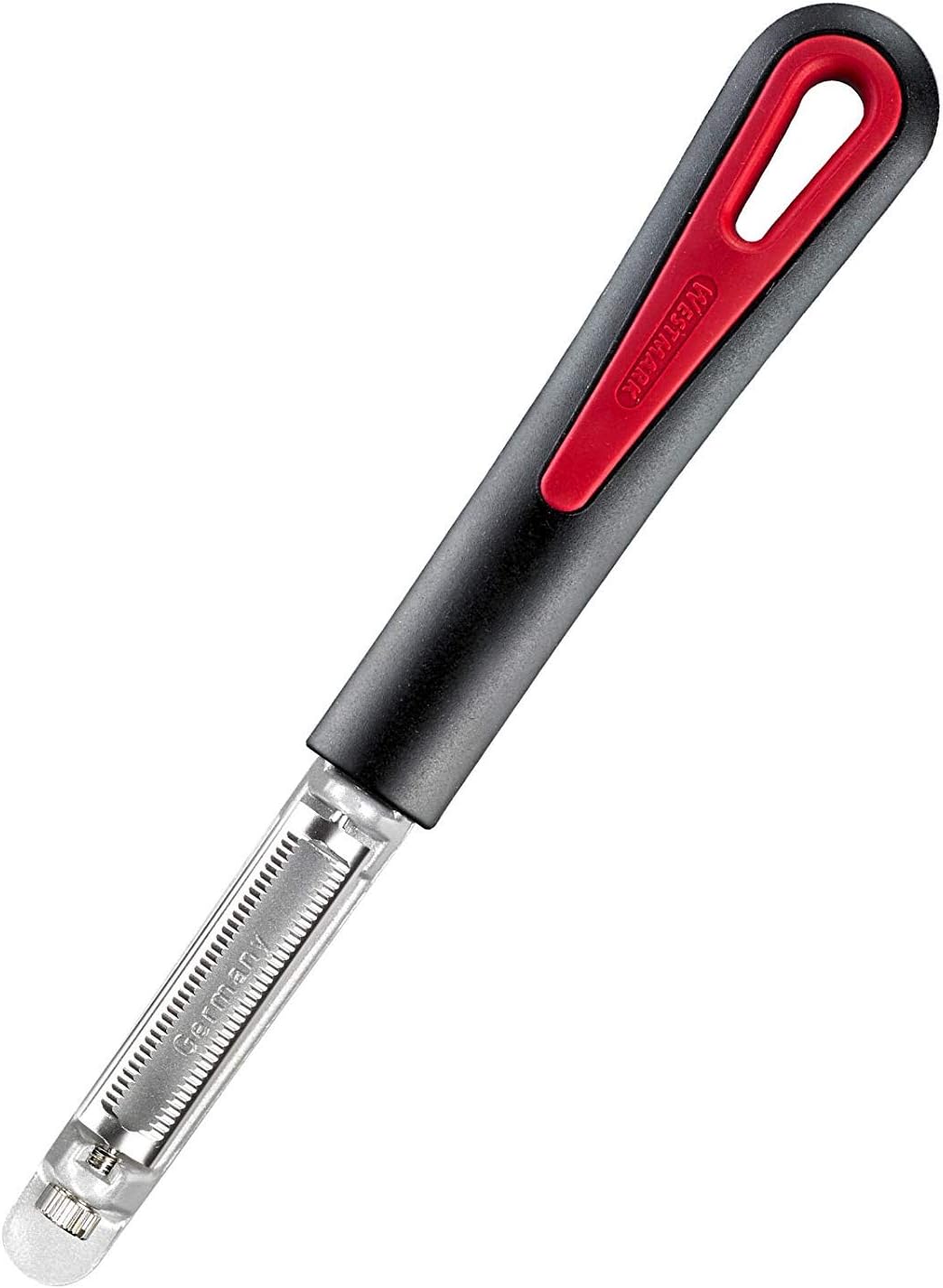 Westmark "Tomfix Retro-Look Tomato/Kiwi Fruit Peeler, Black/Silver, 18.5 x 2.2 x 1.8 cm