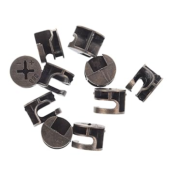 Shopystore Furniture Cabinets Metal Cam Fittings Connectors 10 Pcs