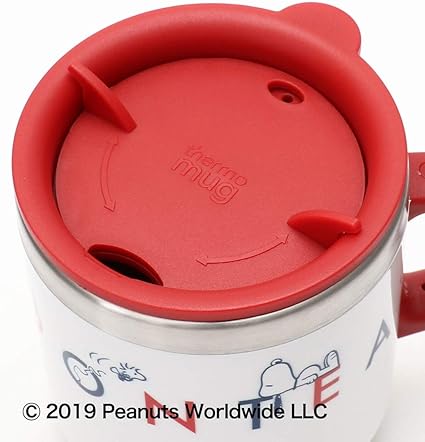 Amazon Co Jp アフタヌーンティー リビング Afternoontea Living マグカップ Peanuts ステンレス マグカップ レッド ホーム キッチン