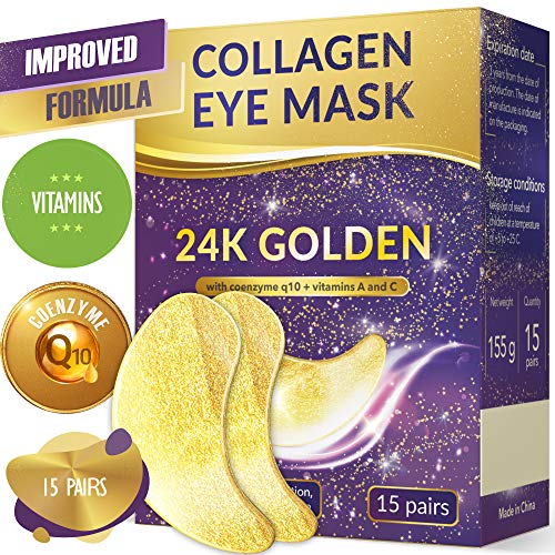24k gold eye mask – Under Eye Patches – Under Eye Bags Treatment – Collagen Eye Mask – Hyaluronic acid eye mask – Reducing Dark Circles – Eye gel patches – Vitamin C eye mask – Hydrogel patches