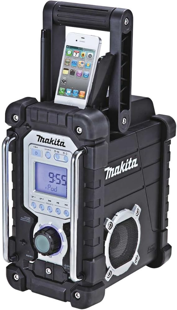 Makita DMR103B Jobsite Radio with iPod Dock Black (Old Version